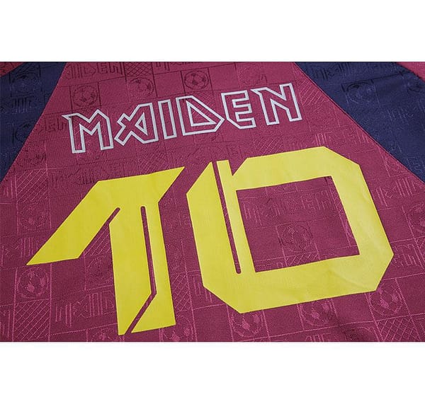 Retro 2010 West Ham United x Iron Maiden Away Jersey - Image 3