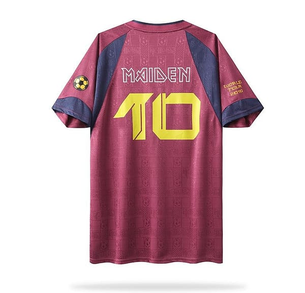 Retro 2010 West Ham United x Iron Maiden Away Jersey - Image 12