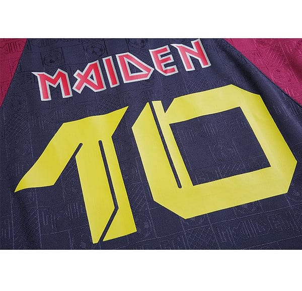 Retro 2010 West Ham United x Iron Maiden Home Jersey - Image 3