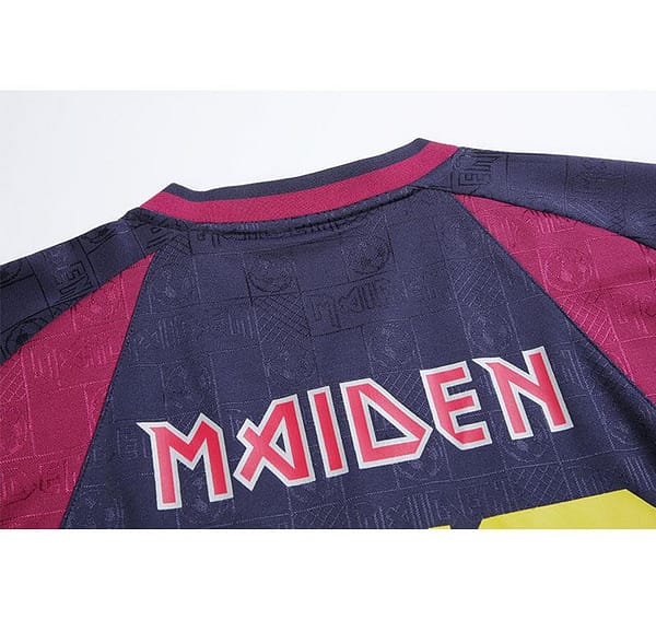 Retro 2010 West Ham United x Iron Maiden Home Jersey - Image 4