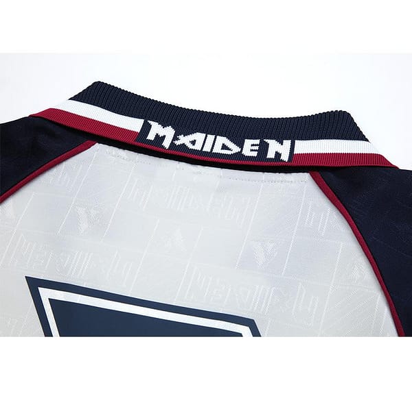 Retro 99/01 West Ham United x Iron Maiden Away White Jersey - Image 4