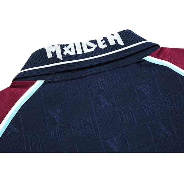 Retro 99/01 West Ham United x Iron Maiden Home Jersey - Image 4