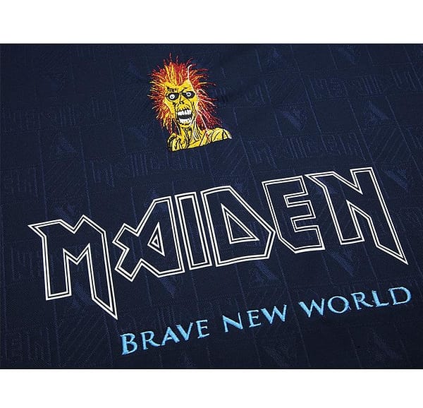 Retro 99/01 West Ham United x Iron Maiden Home Jersey - Image 8