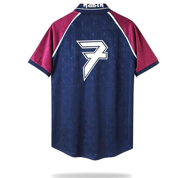 Retro 99/01 West Ham United x Iron Maiden Home Jersey - Image 11
