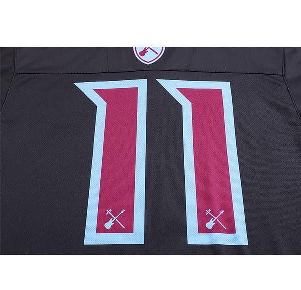 Retro 22/23 Iron Maiden X West Ham Black Jersey - Image 2