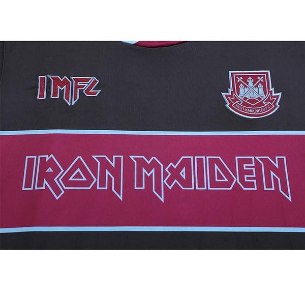 Retro 22/23 Iron Maiden X West Ham Black Jersey - Image 7