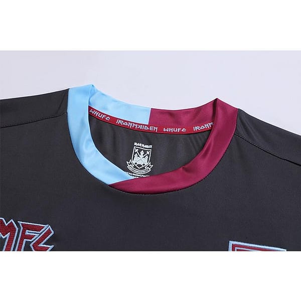 Retro 22/23 Iron Maiden X West Ham Black Jersey - Image 8