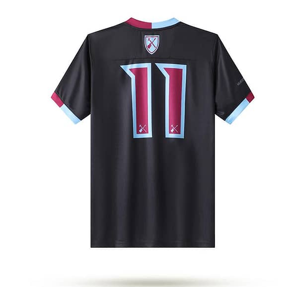 Retro 22/23 Iron Maiden X West Ham Black Jersey - Image 9