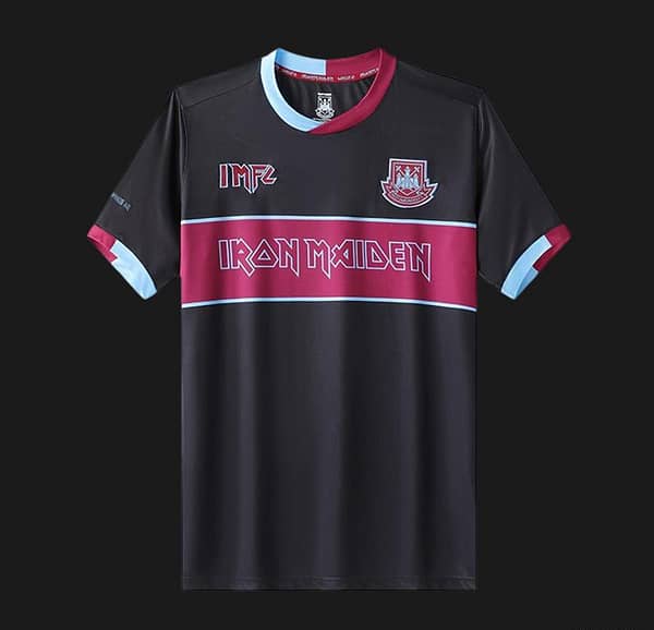 Retro 22/23 Iron Maiden X West Ham Black Jersey - Image 10