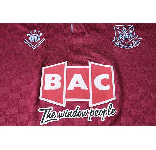 Retro 89/90 West Ham United Home Jersey - Image 7