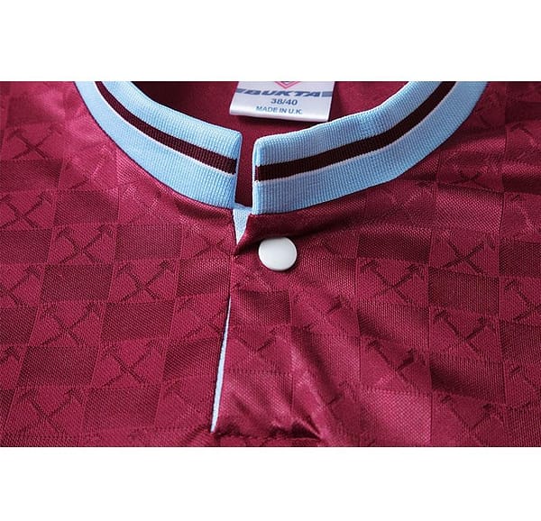 Retro 89/90 West Ham United Home Jersey - Image 8