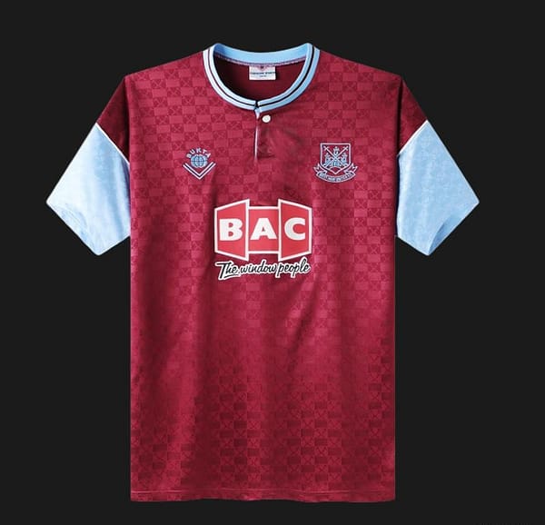 Retro 89/90 West Ham United Home Jersey - Image 10