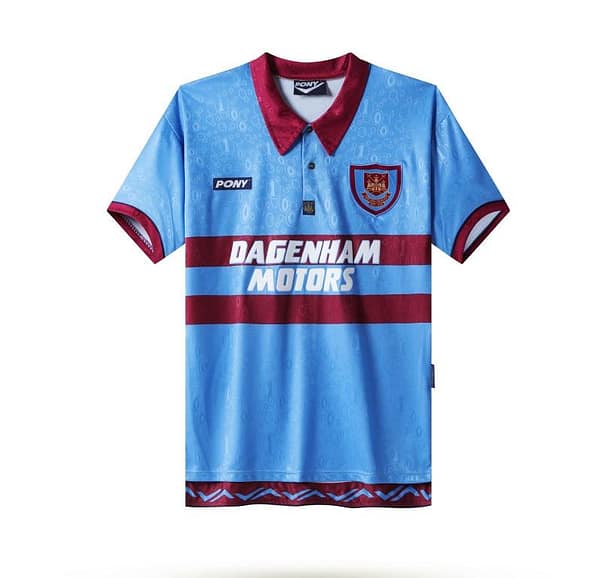 Retro 95/97 West Ham United Away Blue Jersey