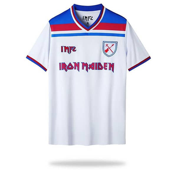 Retro 22/23 Iron Maiden X West Ham White Jersey