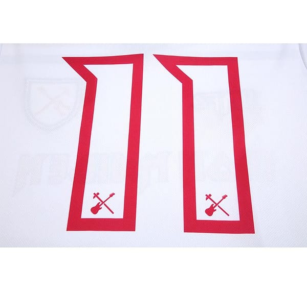 Retro 22/23 Iron Maiden X West Ham White Jersey - Image 3