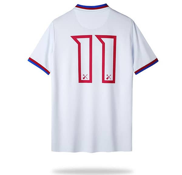 Retro 22/23 Iron Maiden X West Ham White Jersey - Image 10