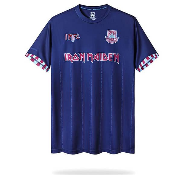 Retro 22/23 Iron Maiden X West Ham Navy Jersey