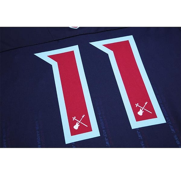 Retro 22/23 Iron Maiden X West Ham Navy Jersey - Image 4