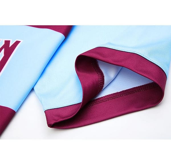 Retro 22/23 Iron Maiden X West Ham Wine/Blue Jersey - Image 8