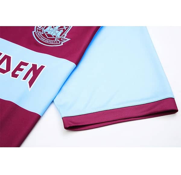 Retro 22/23 Iron Maiden X West Ham Wine/Blue Jersey - Image 9