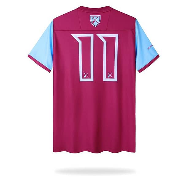 Retro 22/23 Iron Maiden X West Ham Wine/Blue Jersey - Image 13