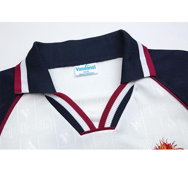 Retro 99/01 West Ham X Iron Maiden Away White Jersey - Image 10