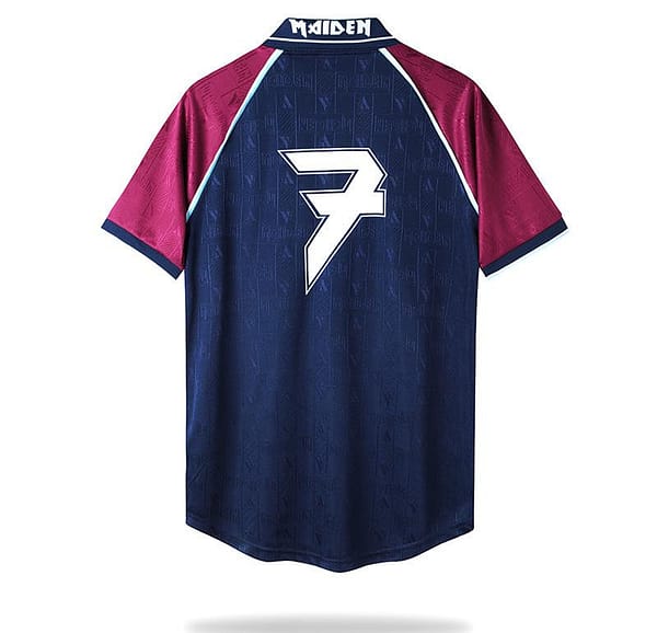 Retro 99/01 West Ham X Iron Maiden Home - Image 11
