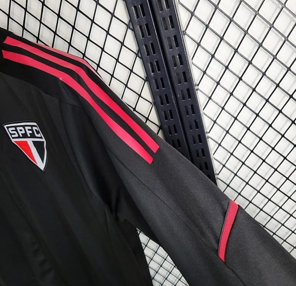23/24 Sao Paulo Black Full Zipper Jacket - Image 5