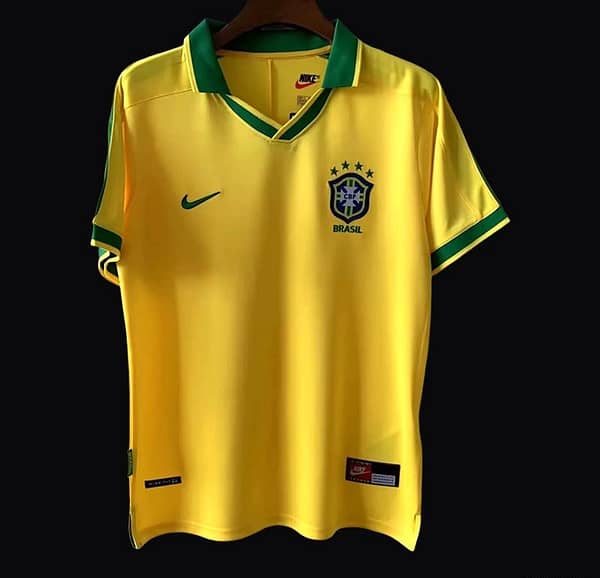 Retro 1997 Brazil Home Jersey