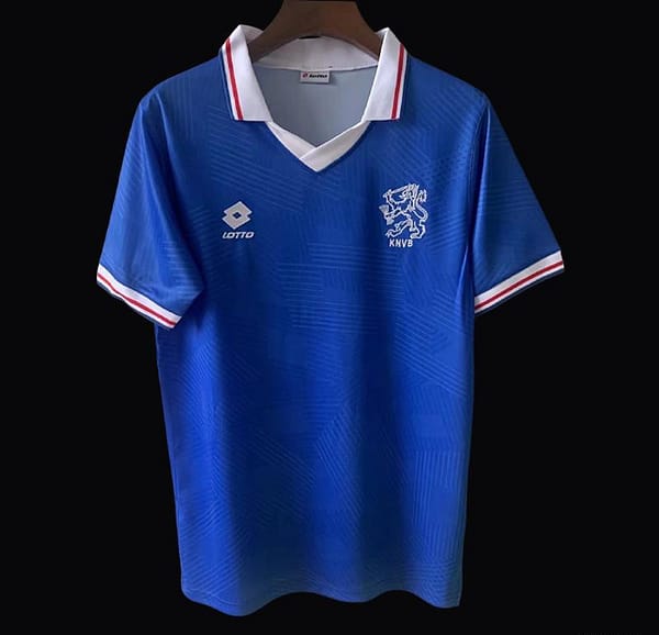 Retro 1991 Netherlands Away Blue Jersey