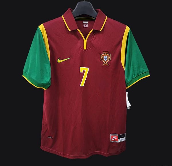 Retro 1999 Portugal Home Jersey - Image 6