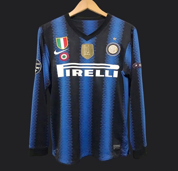 Retro 10/11 Inter Milan Home Long Sleeve Jersey
