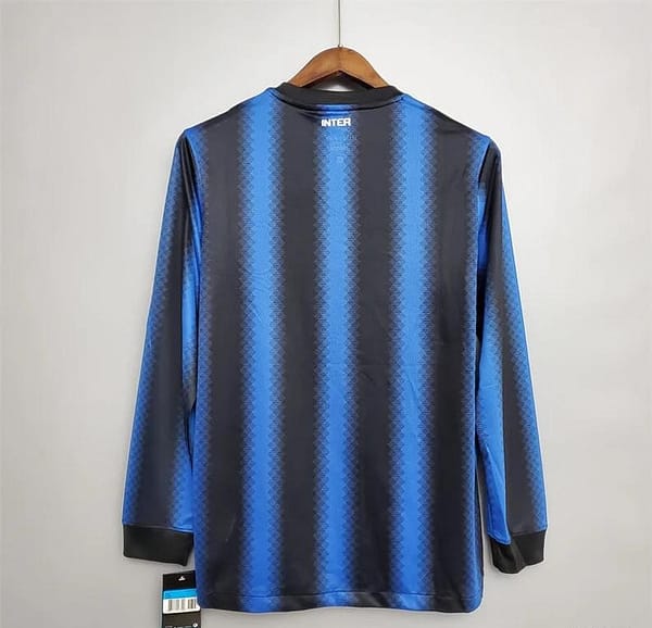 Retro 10/11 Inter Milan Home Long Sleeve Jersey - Image 4