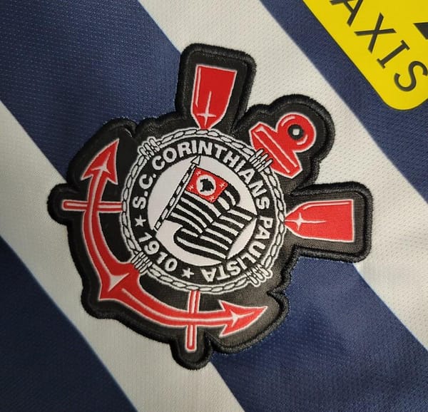 Retro 14-15 Corinthians Third Navy Jersey - Image 2