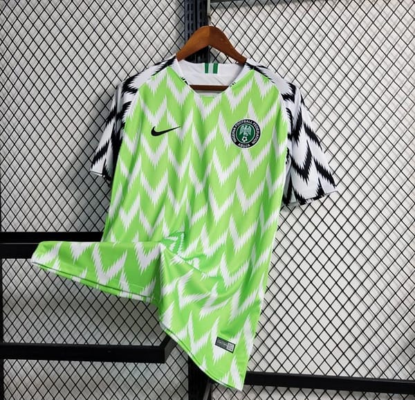 Retro 2018 Nigeria Home Jersey - Image 6
