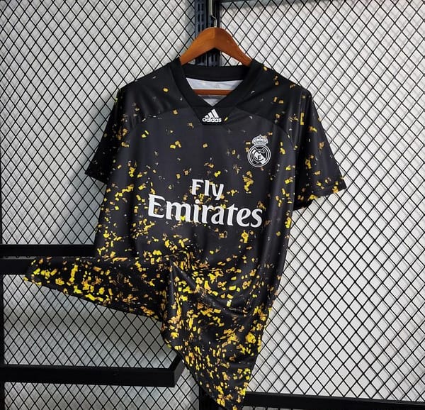Retro 20-21 Real Madrid Special Edition Black Gold Jersey - Image 4