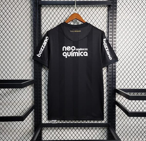 Retro 10/11 Corinthians Away Black Jersey - Image 2