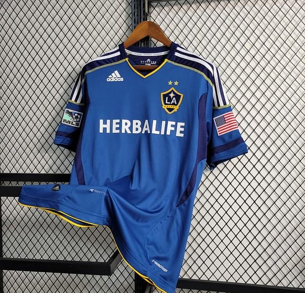 Retro 11-12 La Galaxy Blue Jersey - Image 8