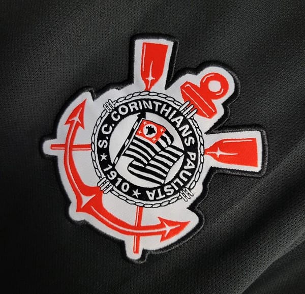 Retro 20-21 Corinthians Away Black Jersey - Image 4