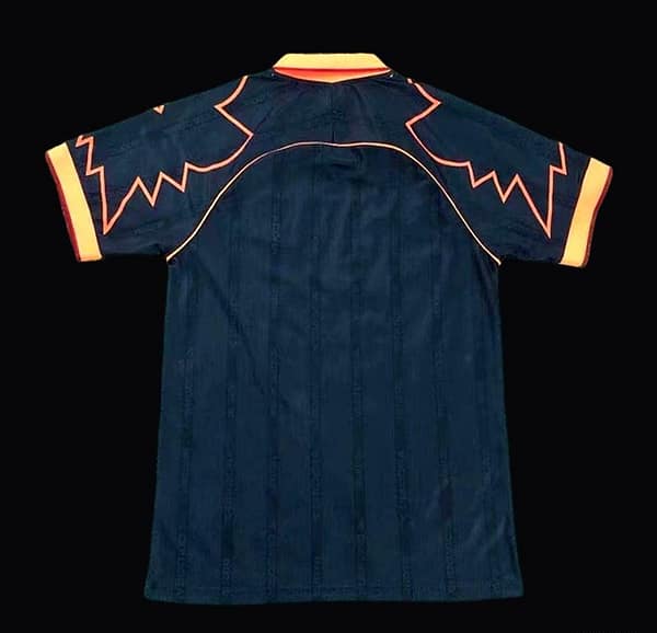 Retro 99/00 AS Roma Away Black Jersey - Image 2