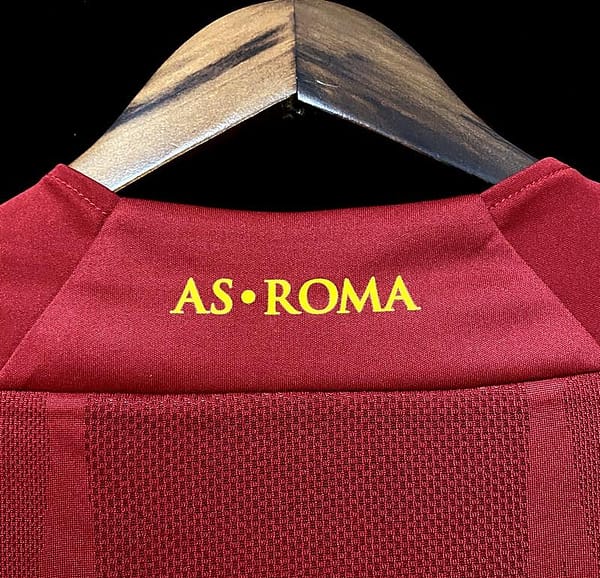 Retro 21/22 AS Roma Home Jersey - Image 5