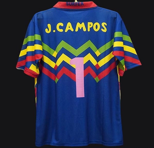 Retro 1994 Mexico Jorge Campos Goalkeeper Jersey - Image 2