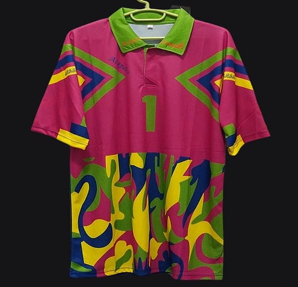 Retro 1994 Mexico Jorge Campos Goalkeeper Pink Jersey