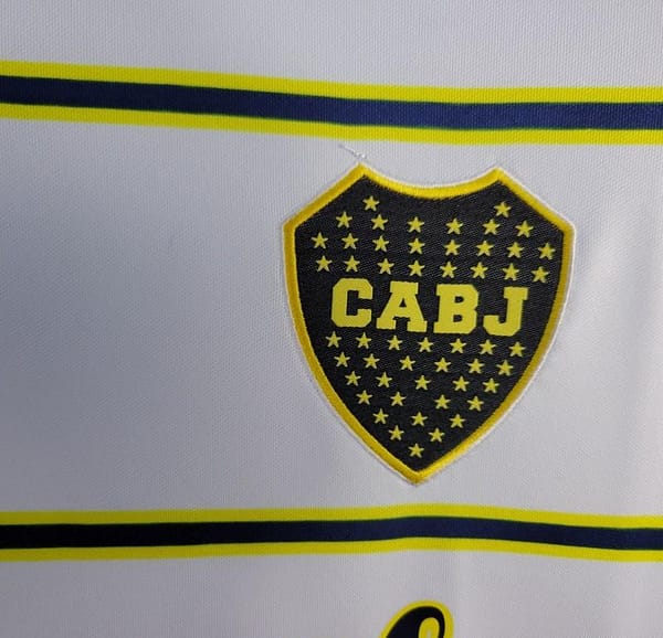 Retro 98/99 Boca Juniors Away White Jersey - Image 2