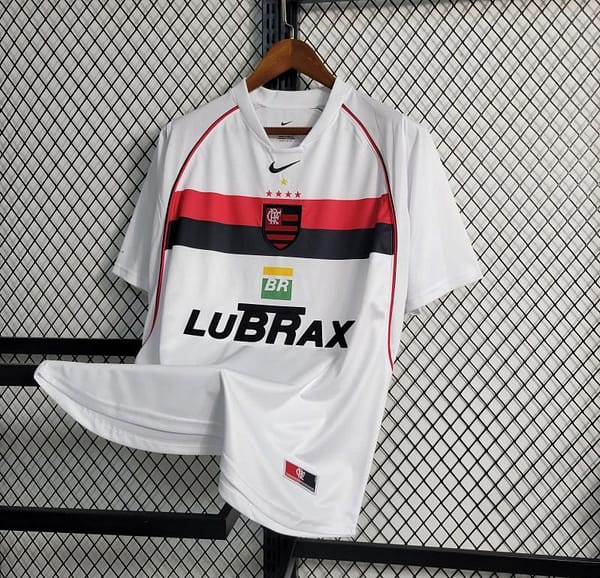 Retro 01/02 Flamengo Away White Jersey - Image 3