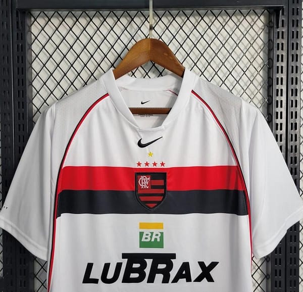 Retro 01/02 Flamengo Away White Jersey - Image 6