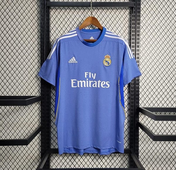 Retro 13-14 Real Madrid Away Blue Jersey