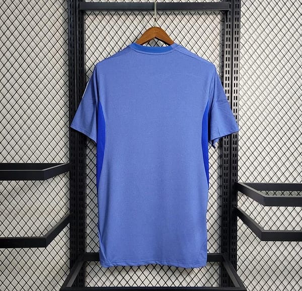 Retro 13-14 Real Madrid Away Blue Jersey - Image 8