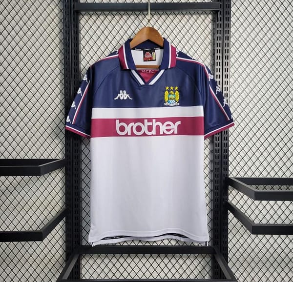 Retro 1997-98 Manchester City Away Jersey