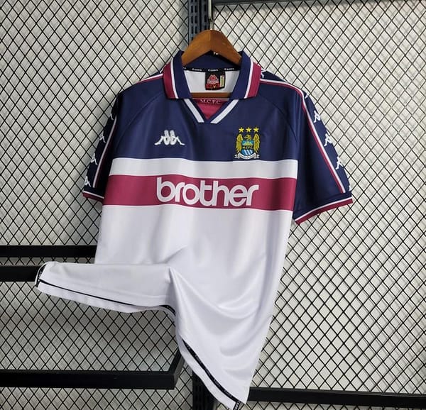 Retro 1997-98 Manchester City Away Jersey - Image 7